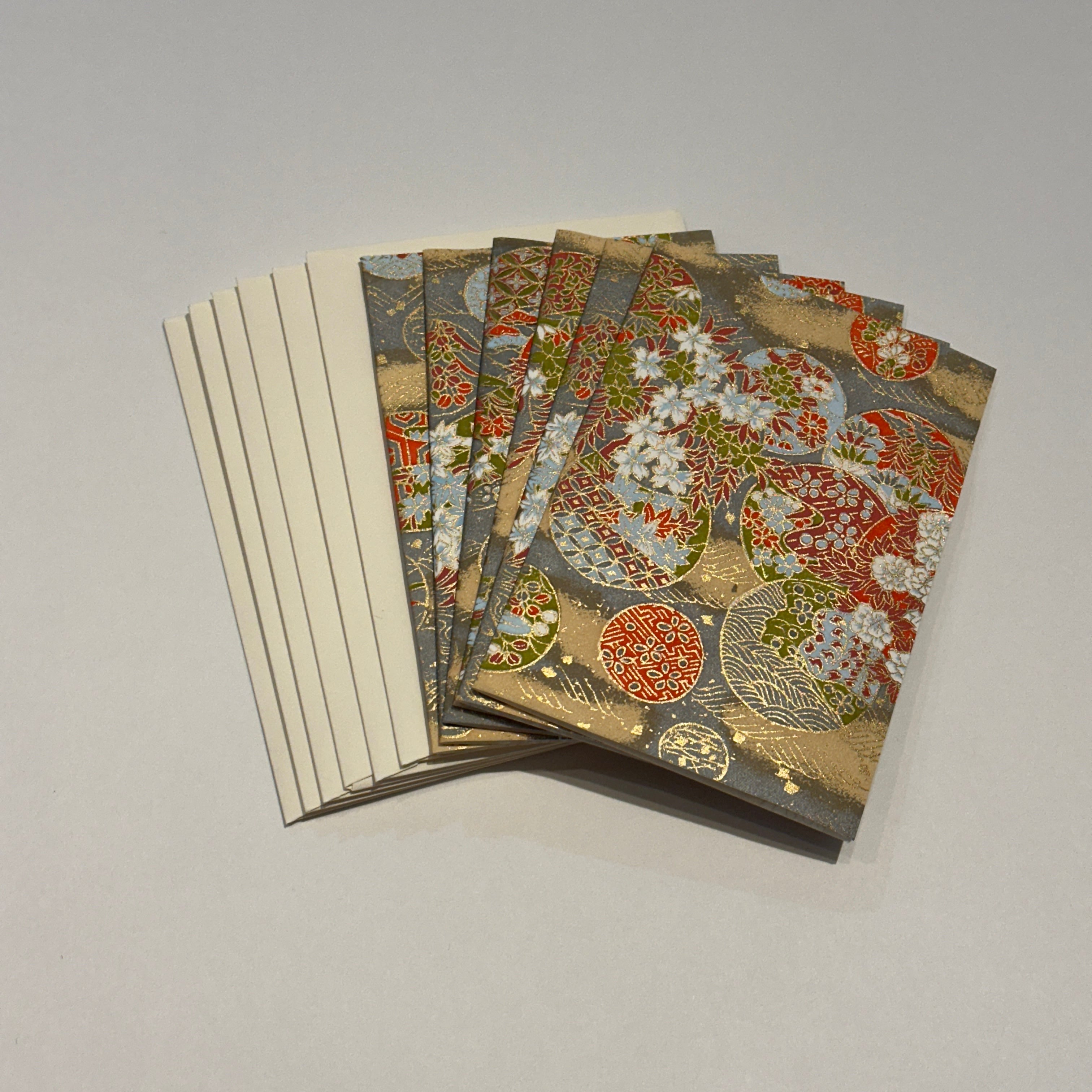 Handmade Boxed Yuzen Cards - Beyond the Sea