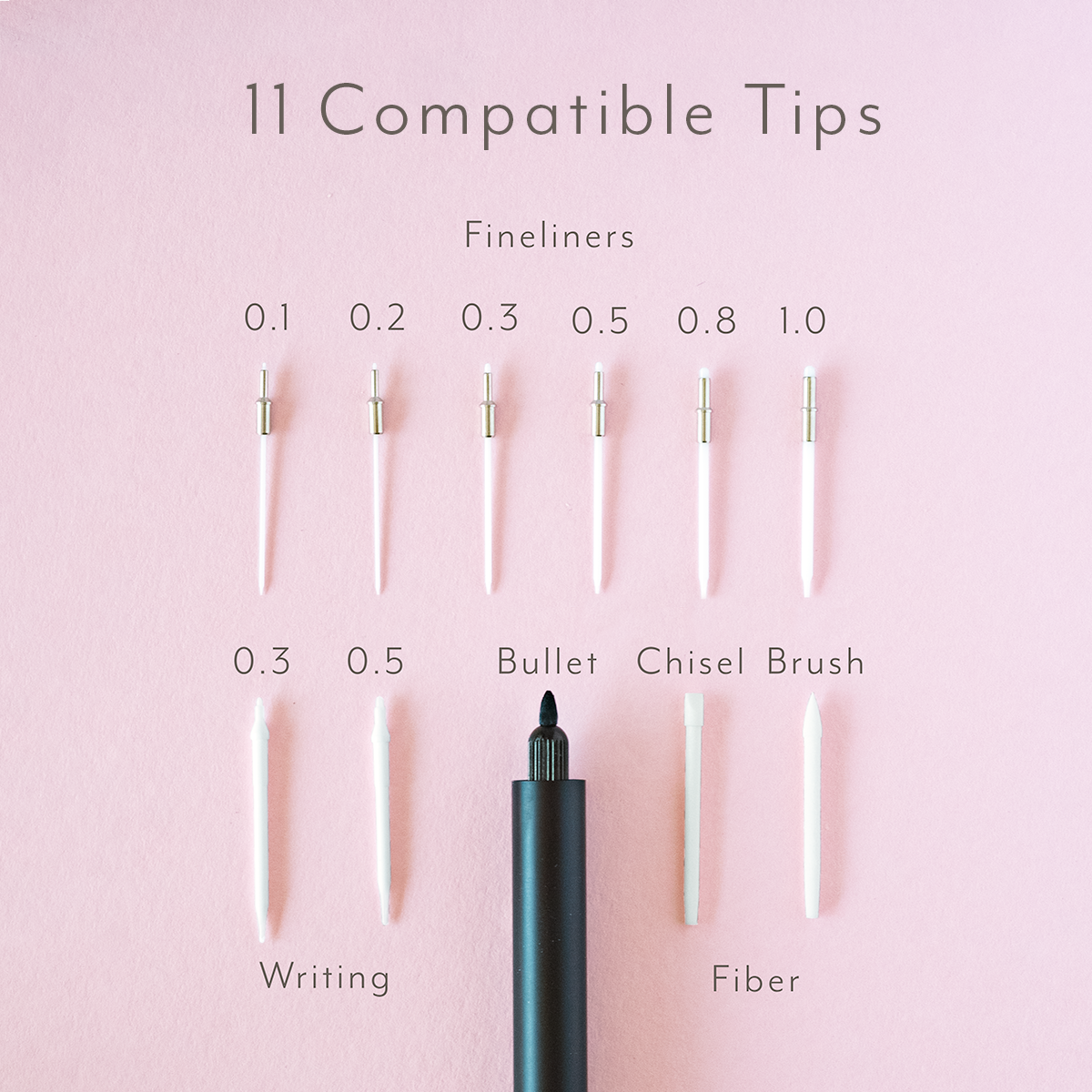 The Lumos Pro (Duo Tip) - Refillable Multi-Tip Pen