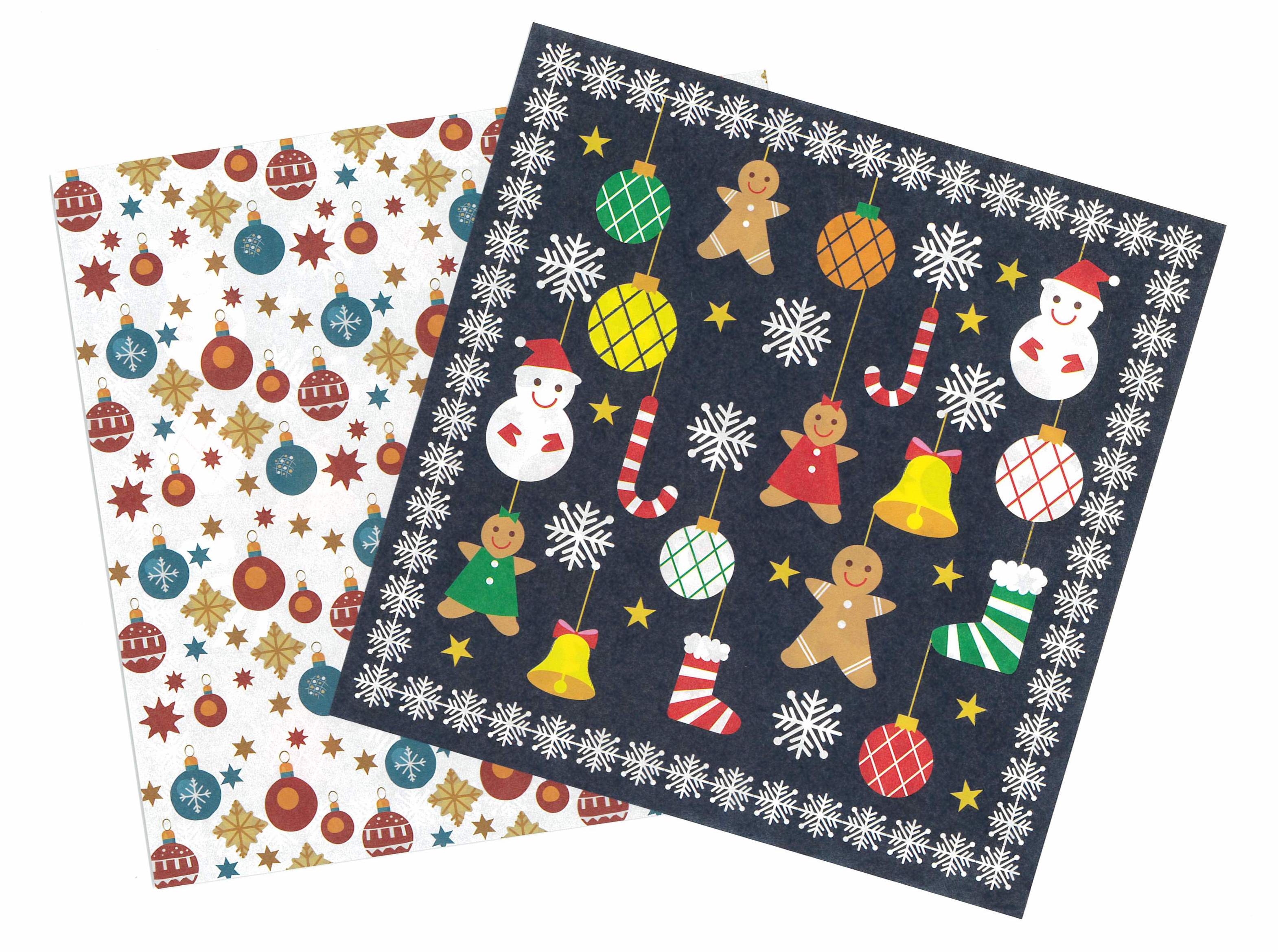 Christmas Print Origami Paper