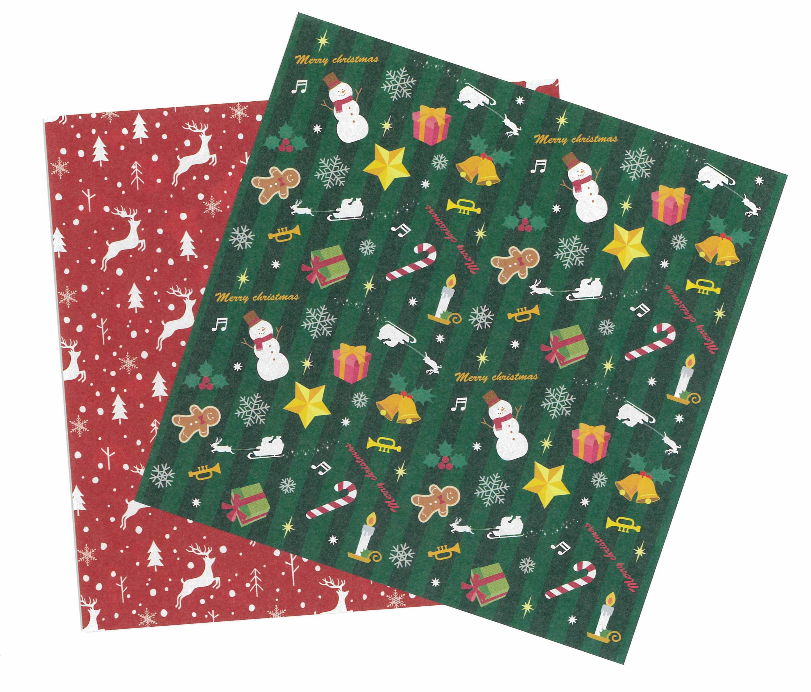Christmas Print Origami Paper