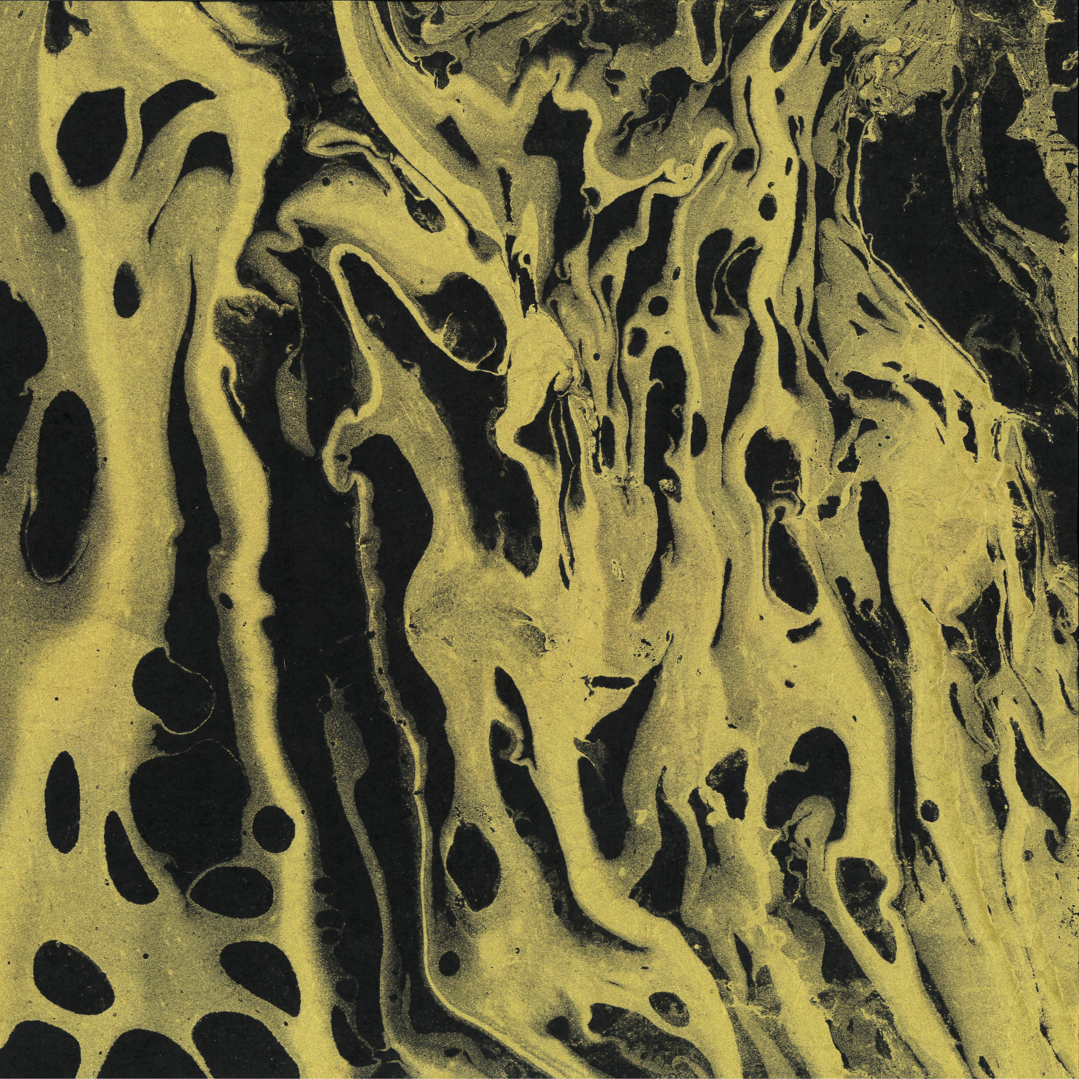Marbled Momigami Square w/ Methyl Cellulose Treatment