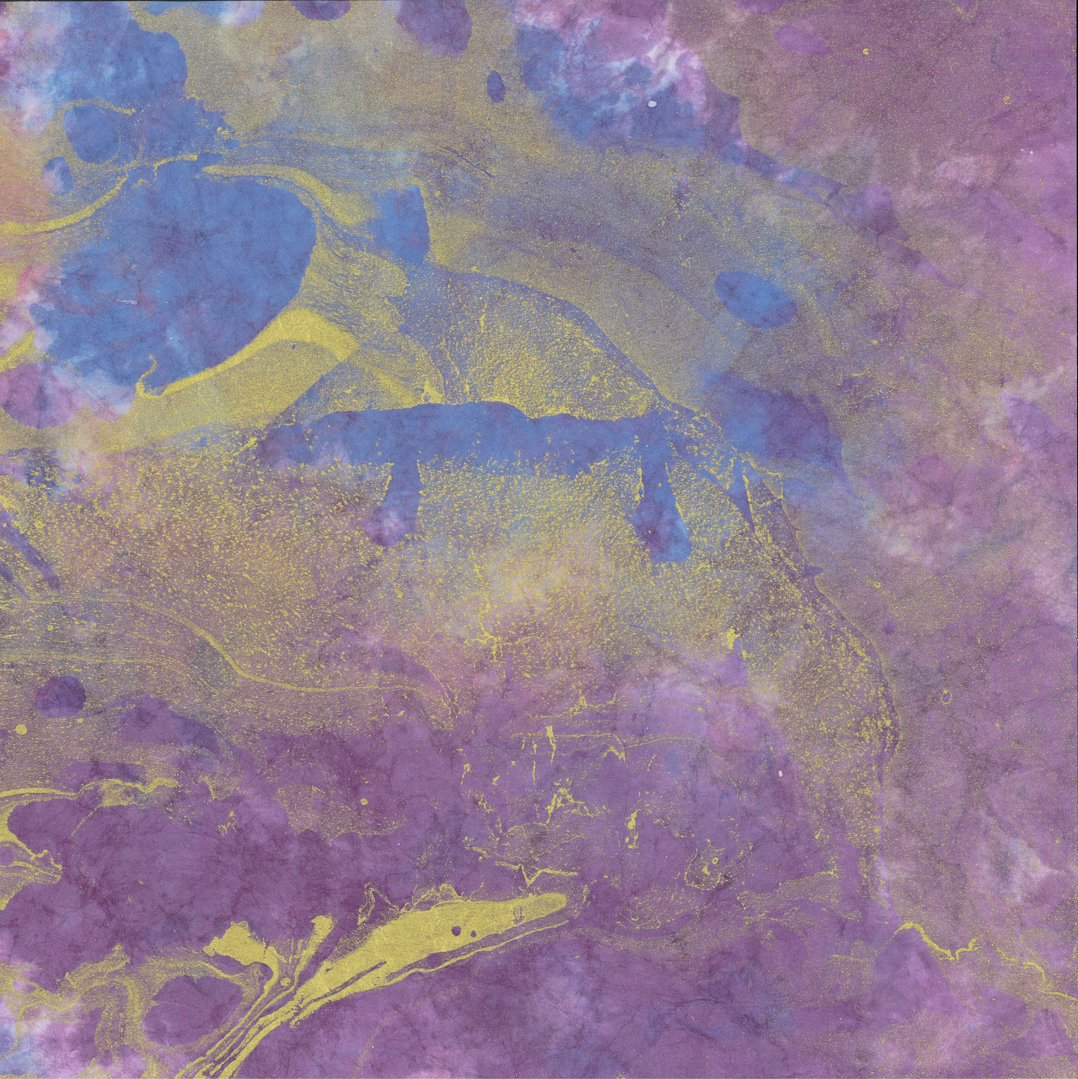 Marbled Momigami Square w/ Methyl Cellulose Treatment