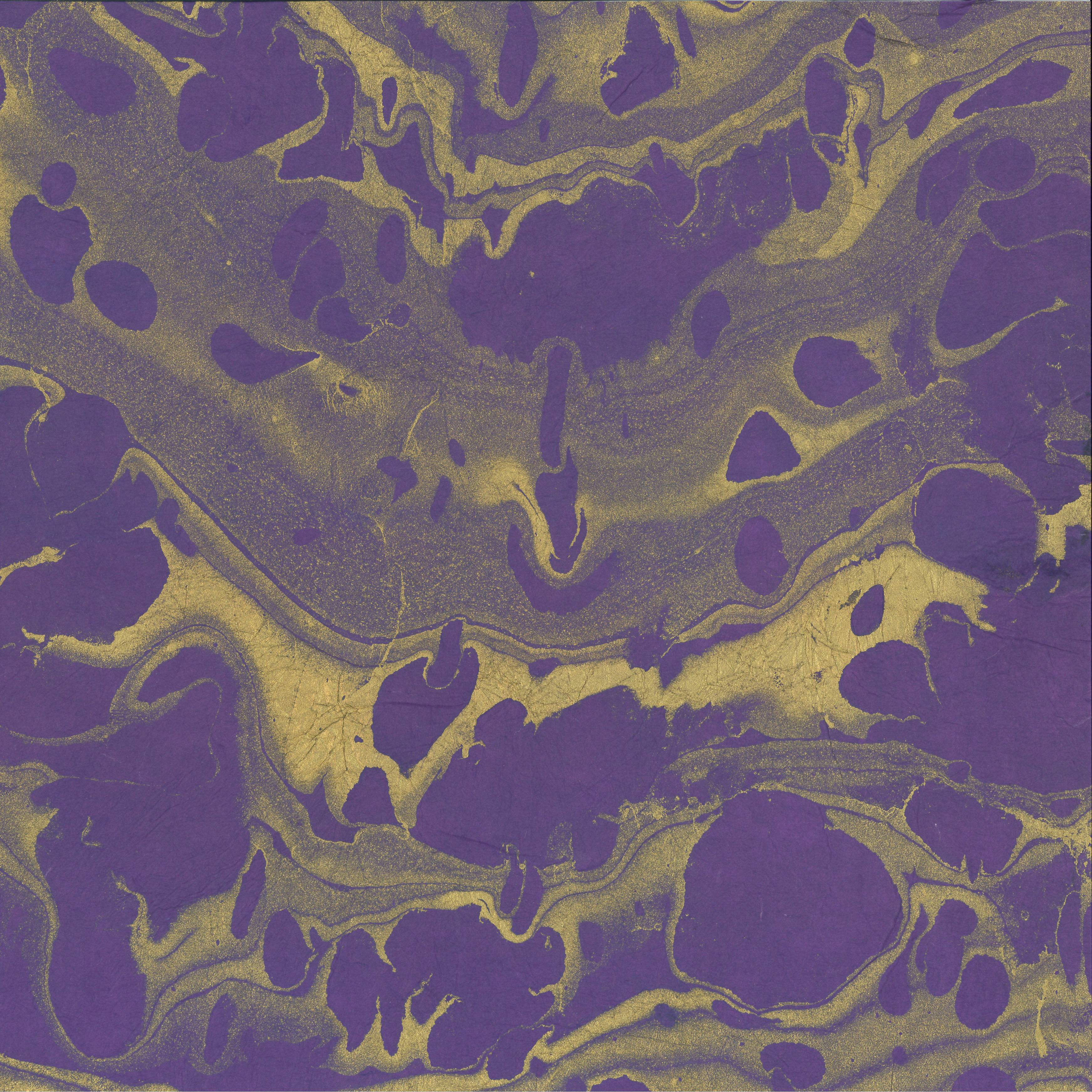 Marbled Momigami Square w/ Methyl Cellulose Treatment