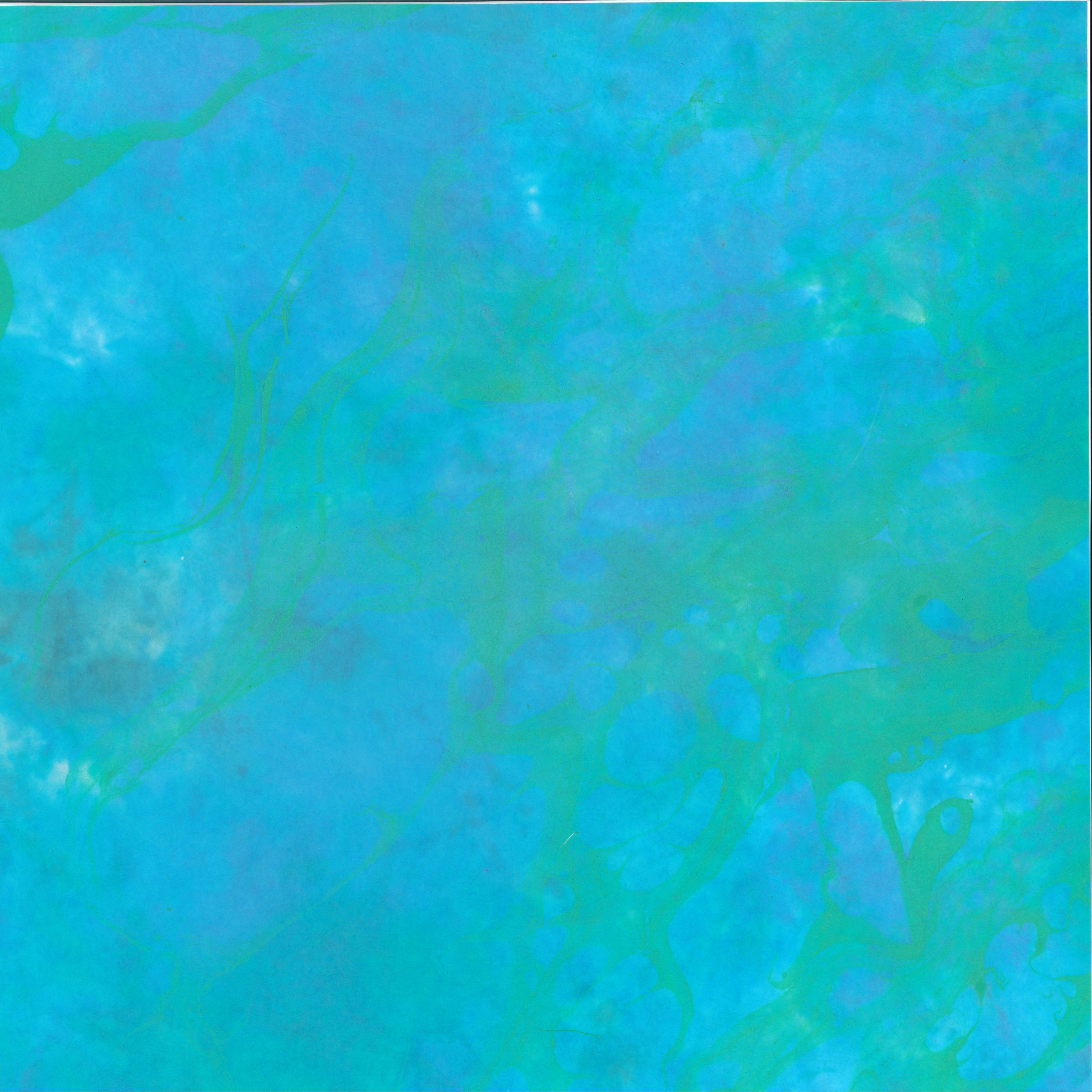 Marbled Momigami Square w/ Methyl Cellulose Treatment