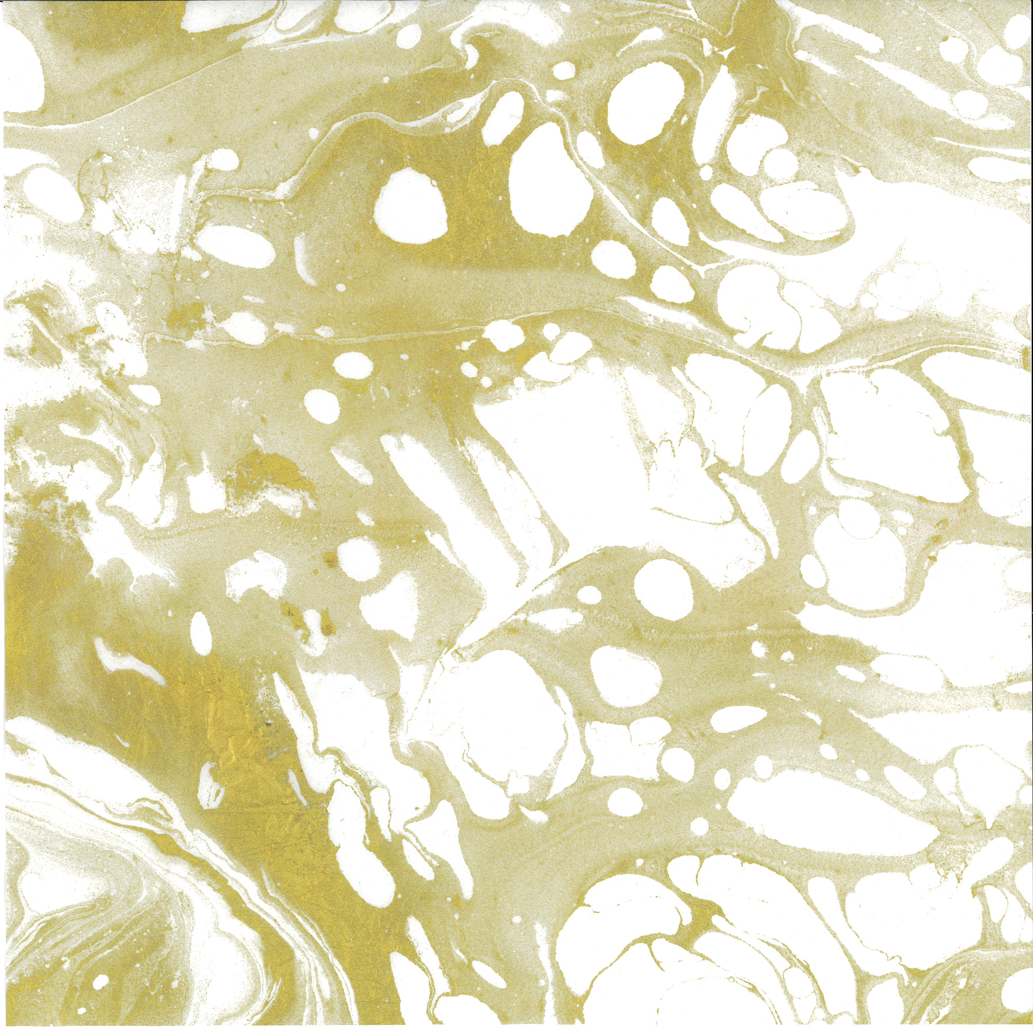Marbled Momigami Square w/ Methyl Cellulose Treatment
