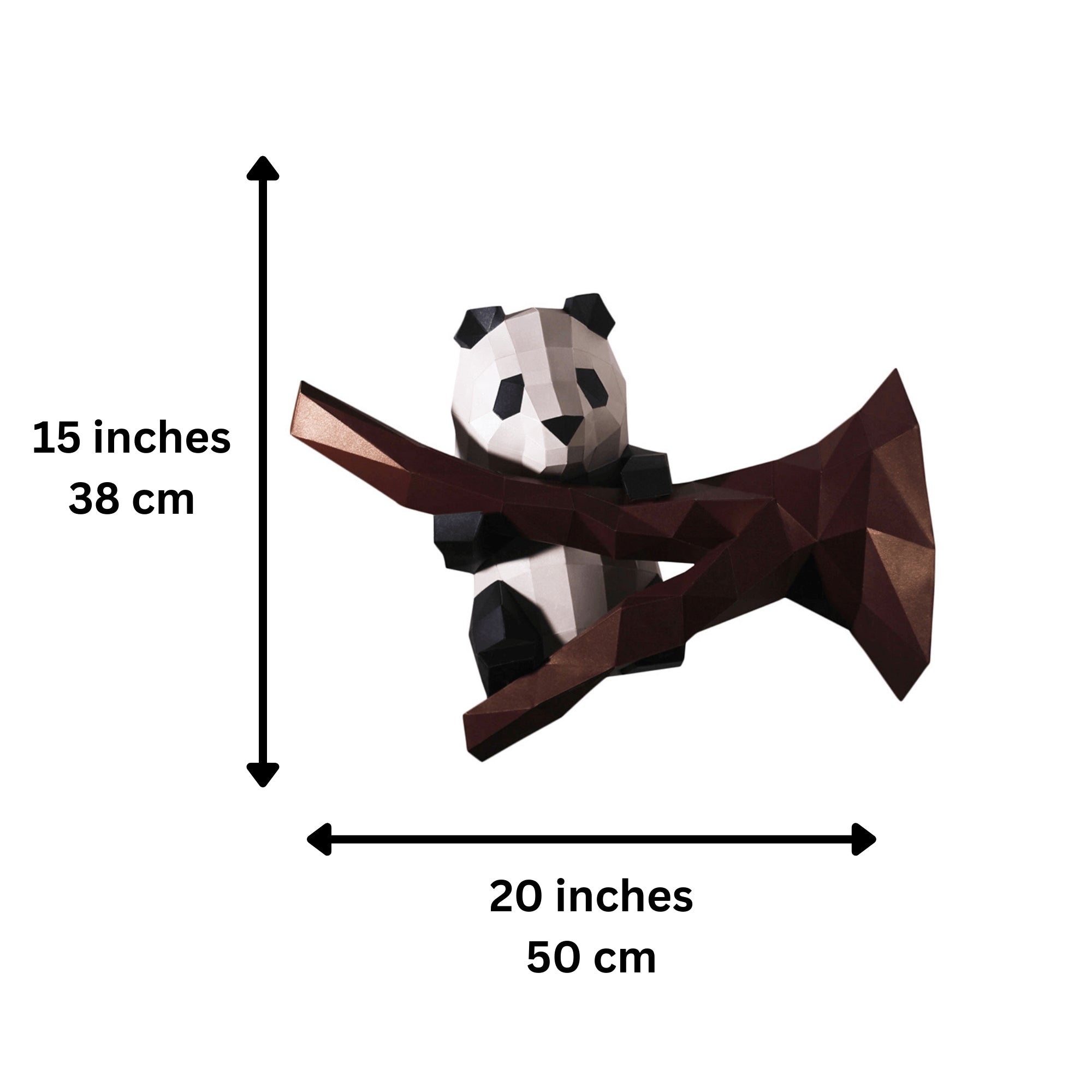 3D Papercraft Wall Art Kit - Panda