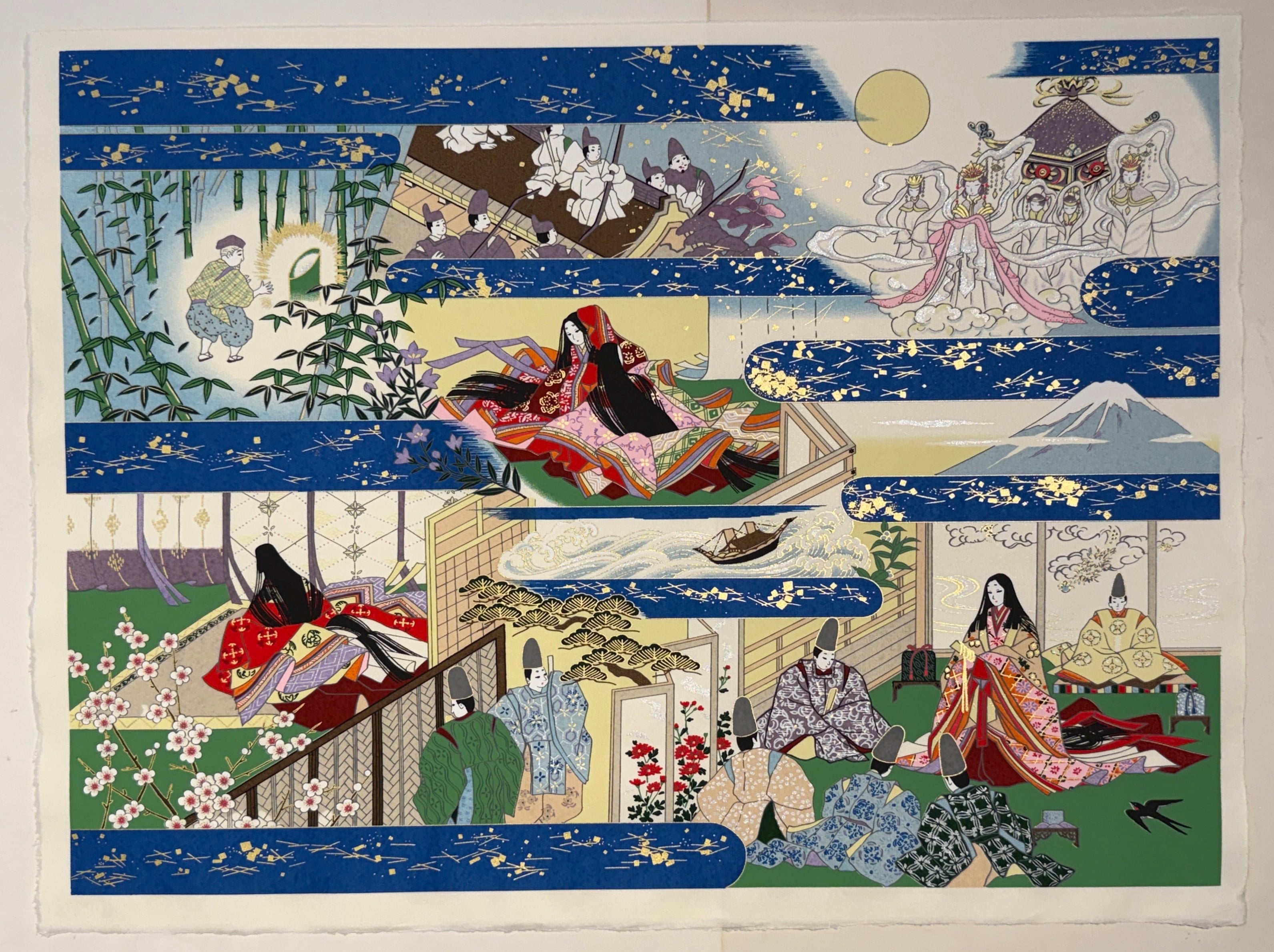 The Tale of the Bamboo Cutter Print (Taketori Monogatari)