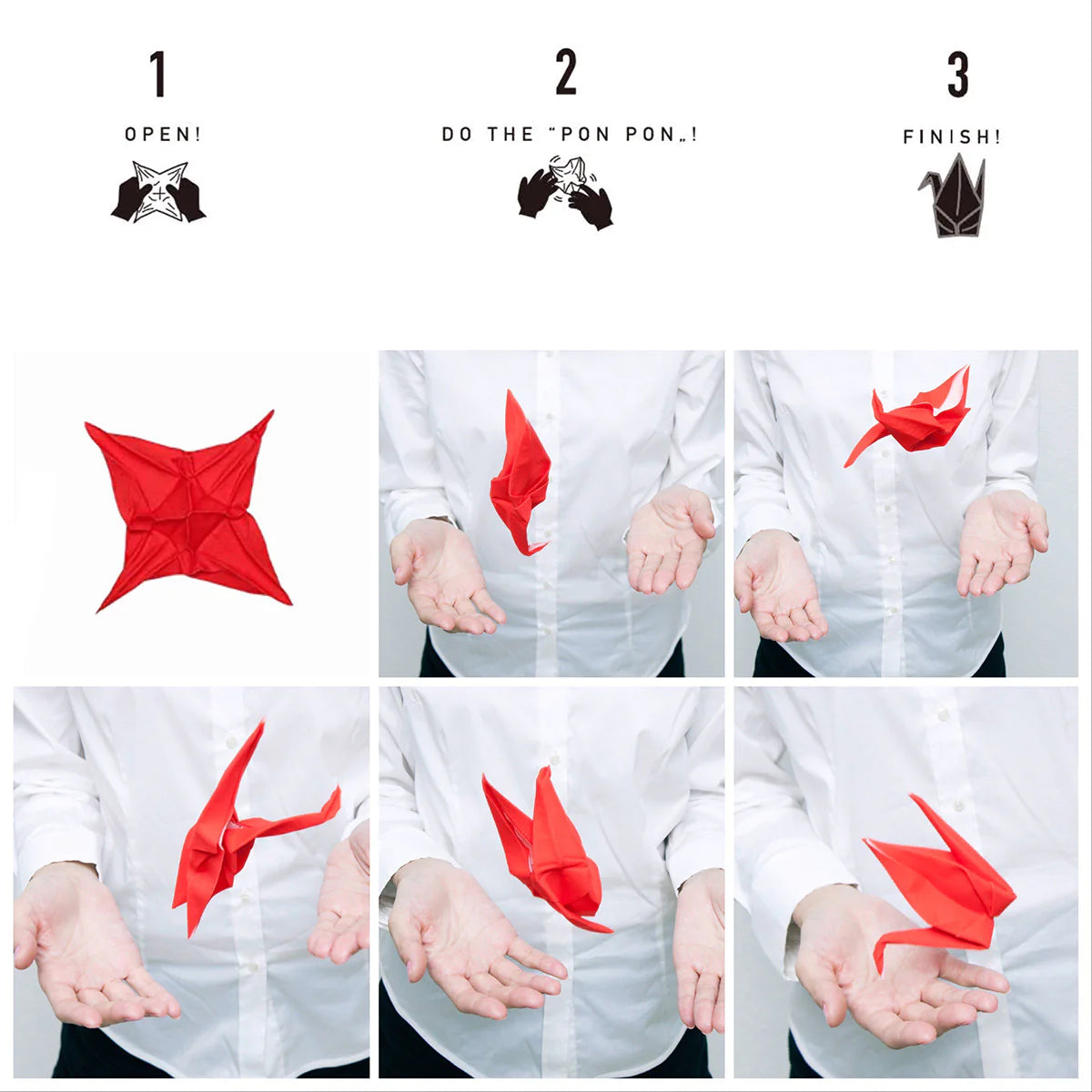 Peti Peto Self Folding Origami Lens Cloth