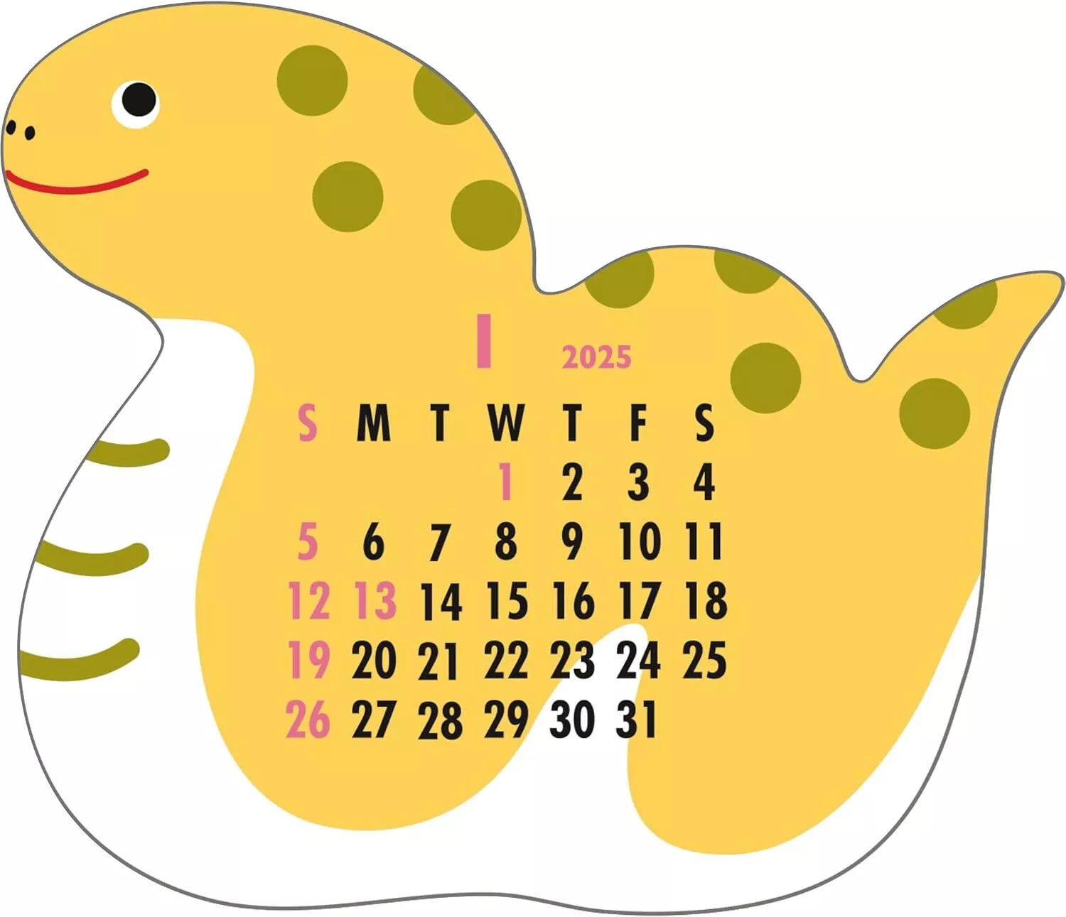 Diecut Calendar - Snake