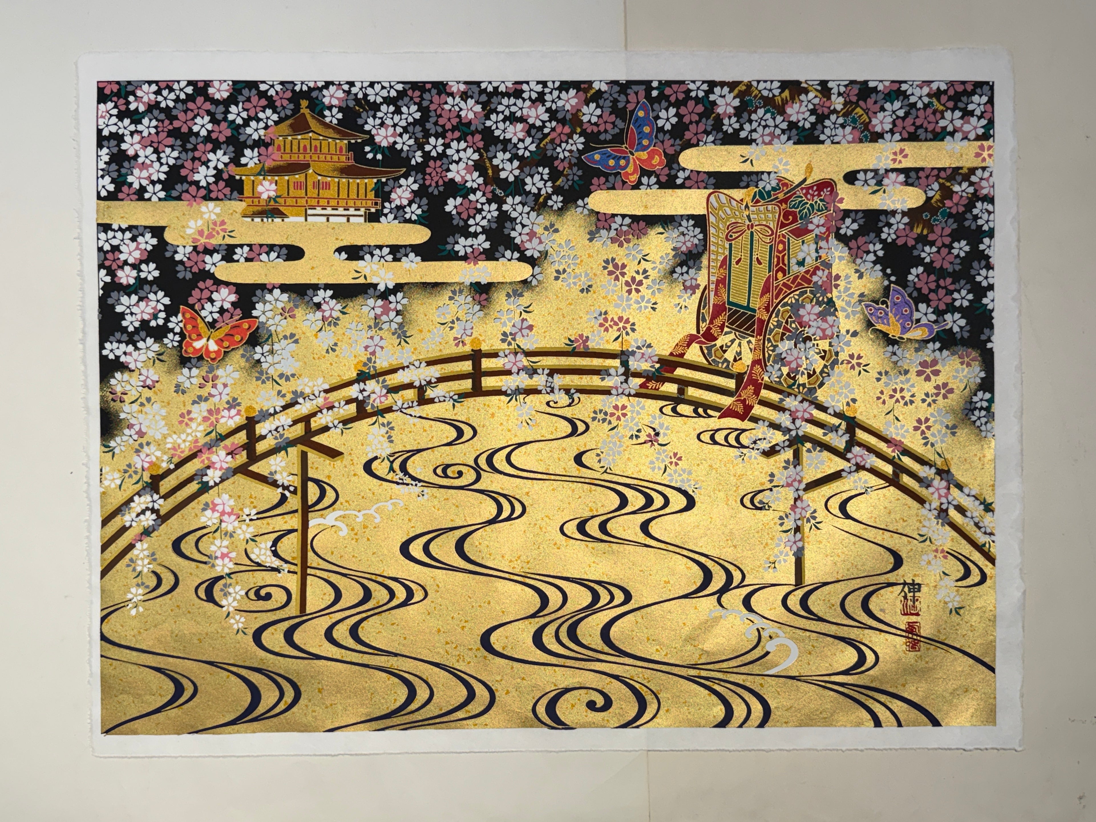 Shidare Cherry Blossom (しだれ桜) Print