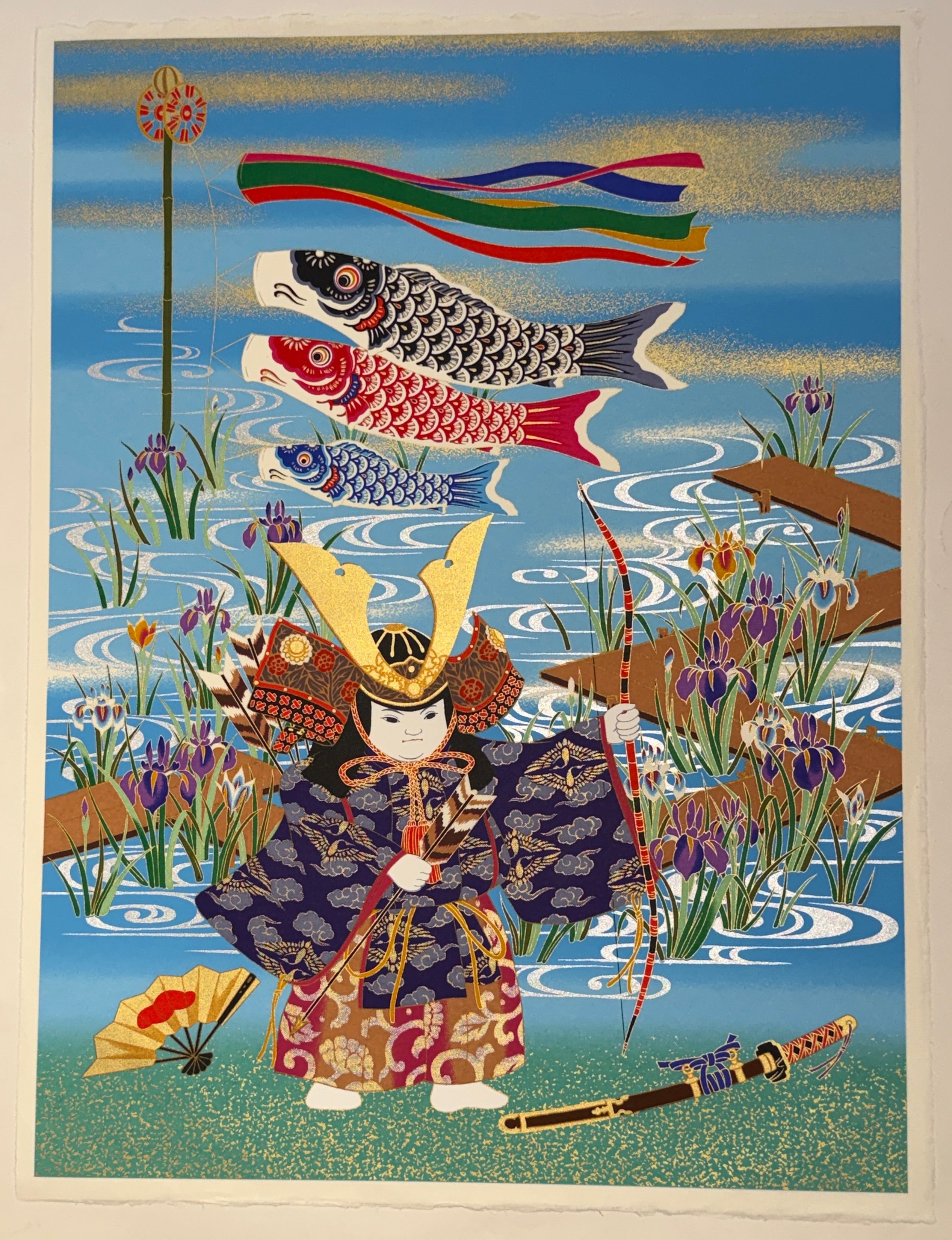 Young Samurai Koinobori Print
