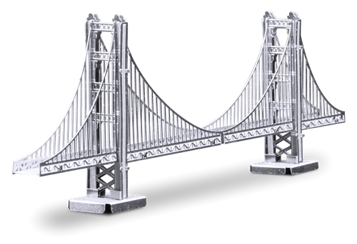 Metal Earth - Golden Gate Bridge (Silver)