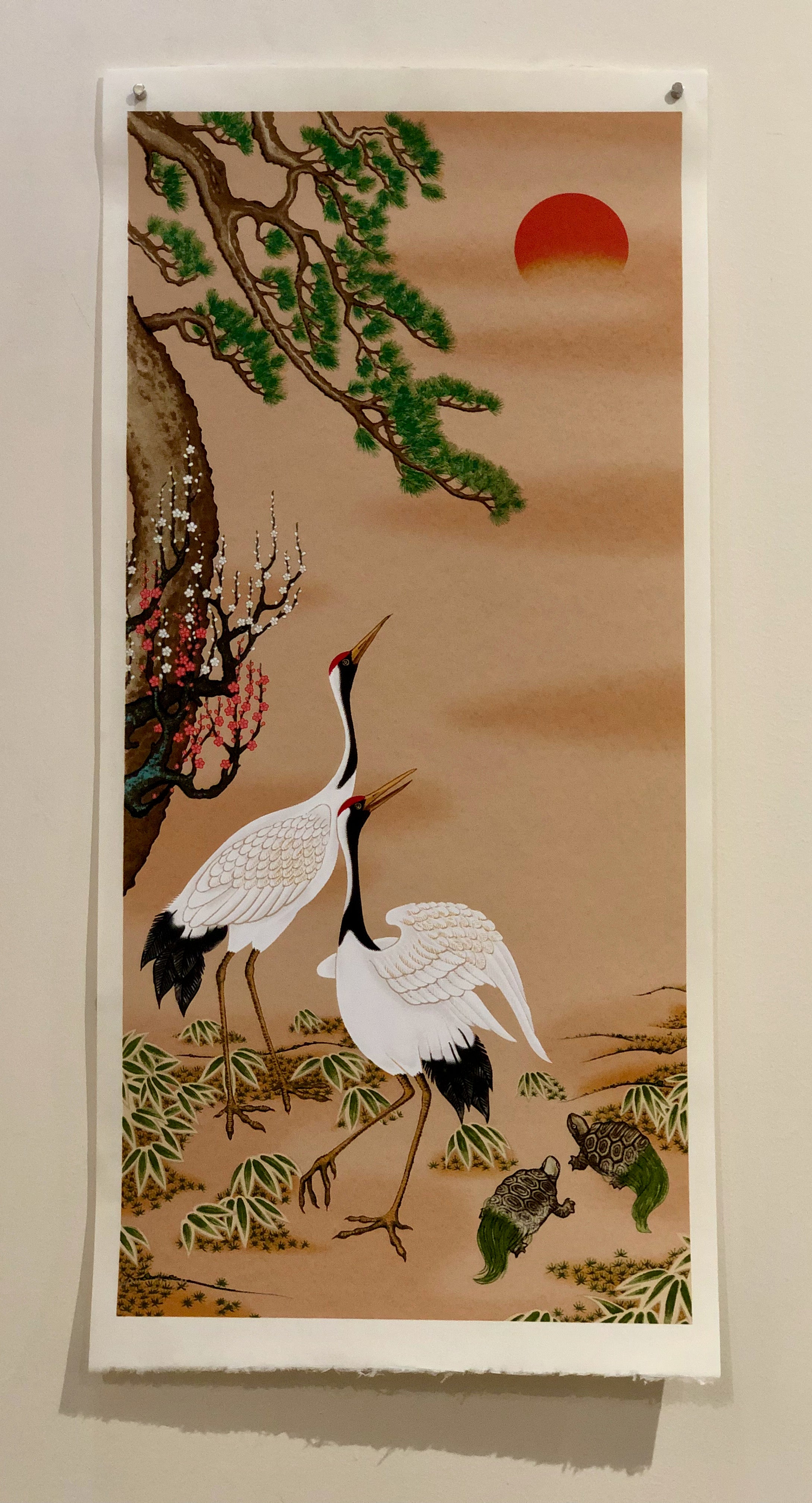 Tsuru Kame Print