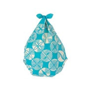 Aquadrop Water-repellent Furoshiki (70 cm) - Pine Pattern on Turquoise