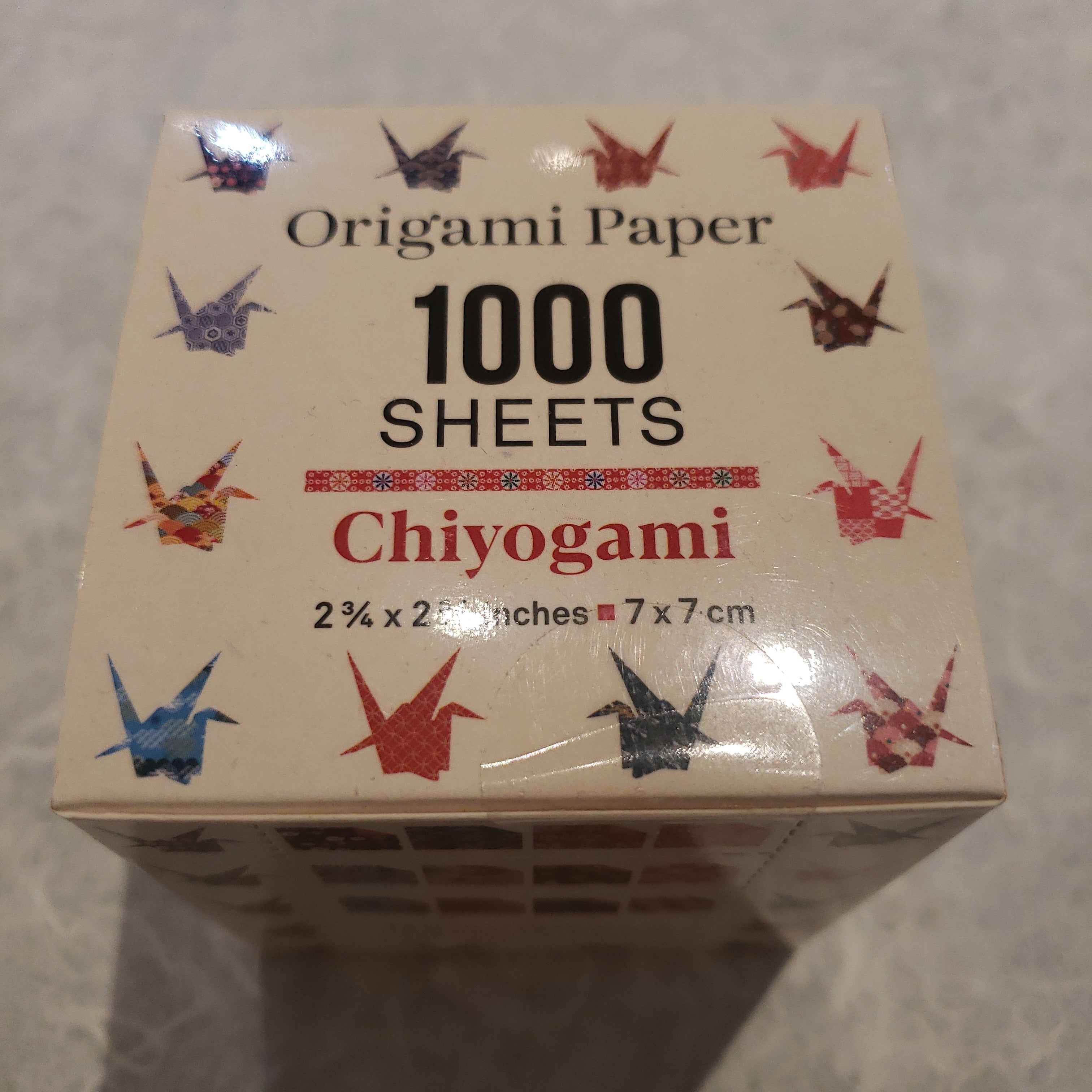 1000 Sheets 2.75” Chiyogami Origami Paper