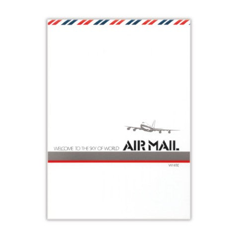 Air Mail White Blank Memo Pad