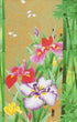Iris and Bamboo Card