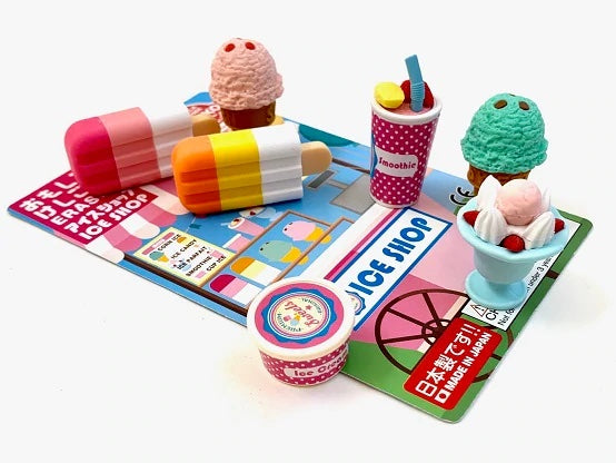Ice Cream Shop Eraser Set