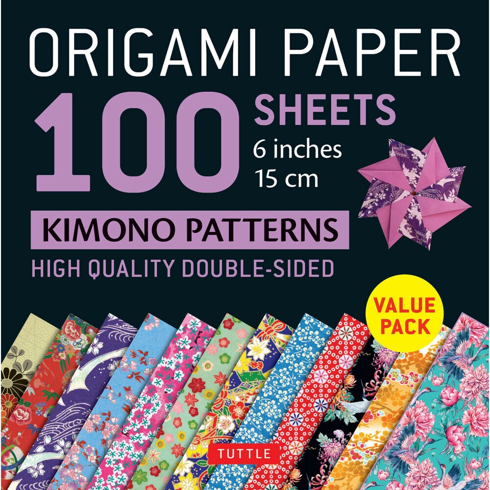 100 Sheets Kimono Patterns Origami Paper