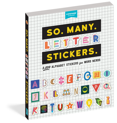 So. Many. Letter. Stickers.
