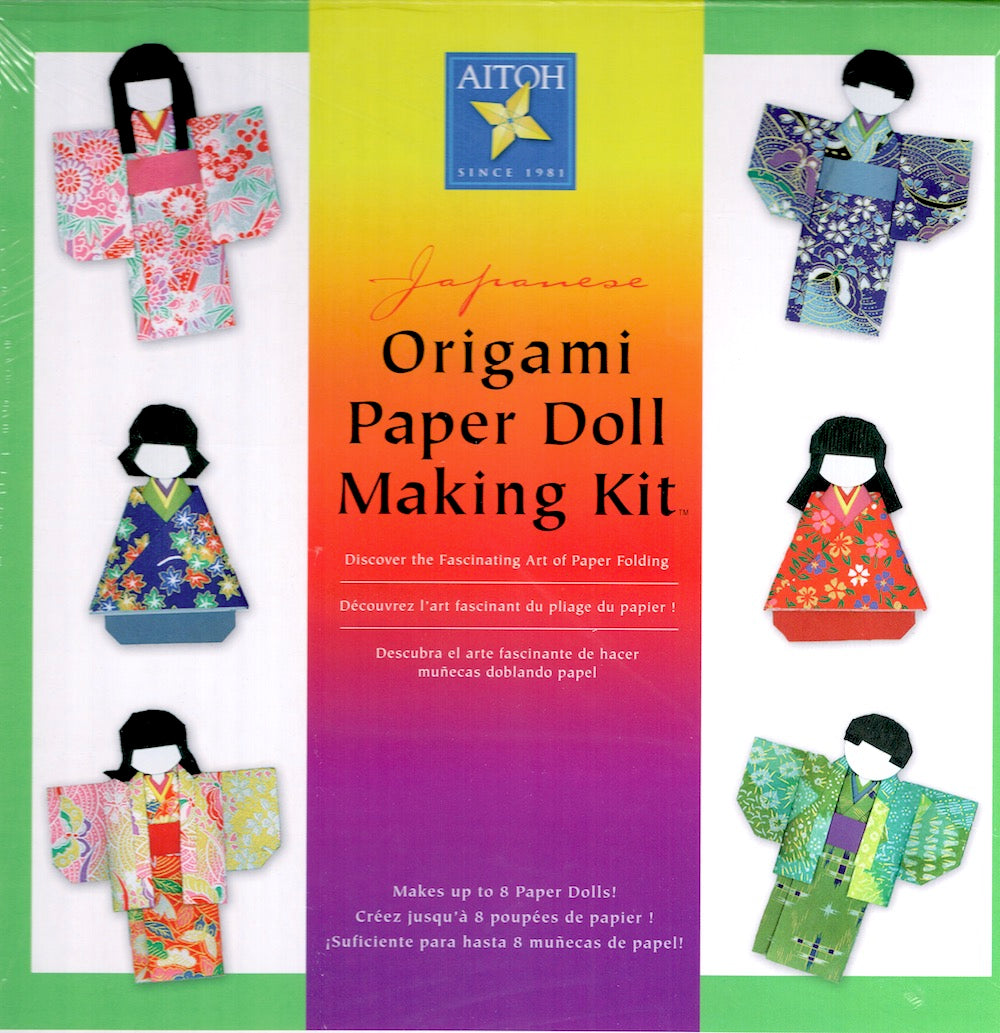 skinke quagga Begge Kimono Doll Kit – Paper Tree - The Origami Store