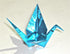 Aqua Blue Foil Origami Paper