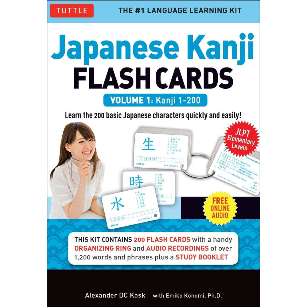 Japanese Kanji Flash Cards Kit - Volume 1
