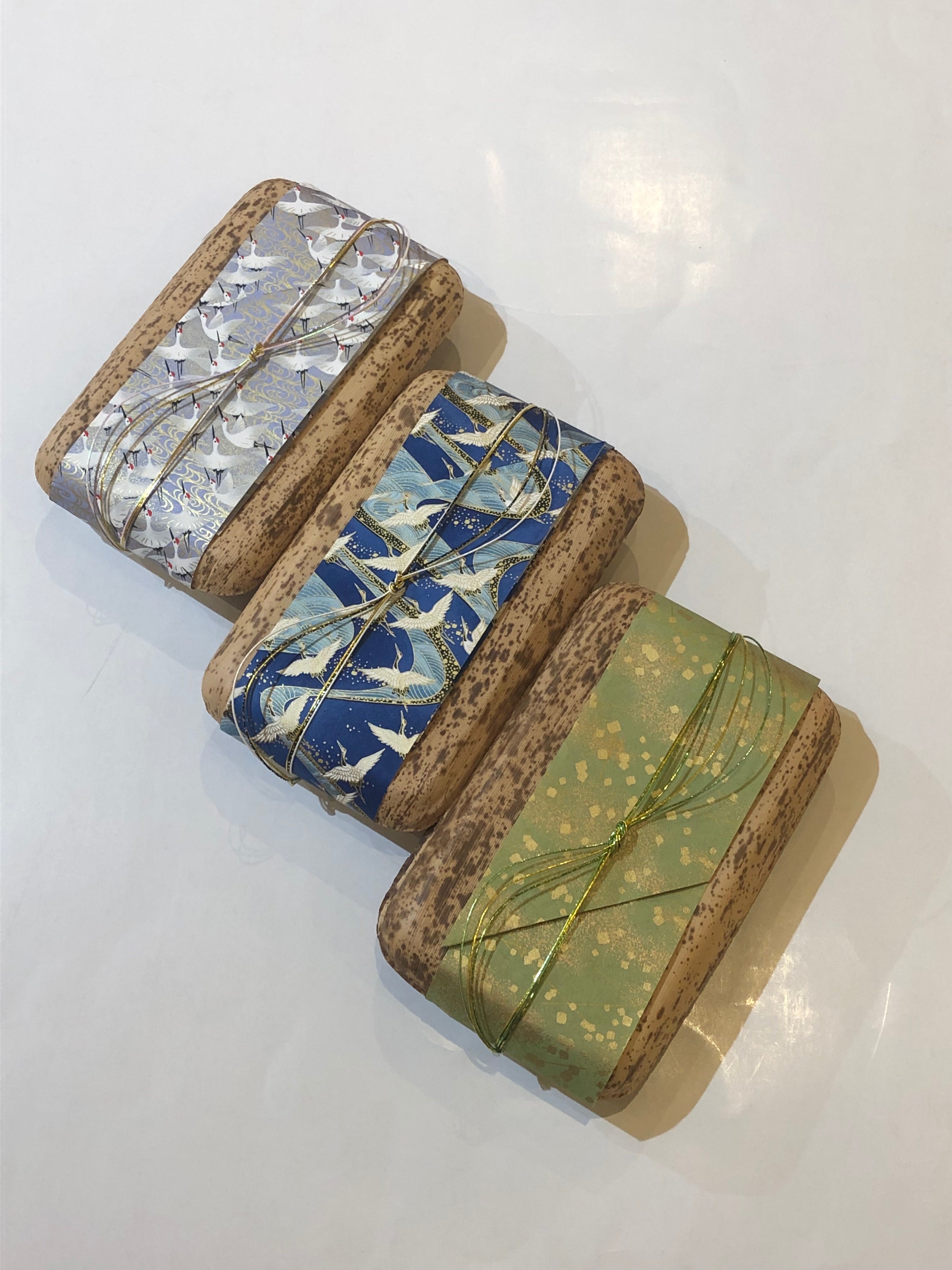 3 French Soap Set in Bamboo Box