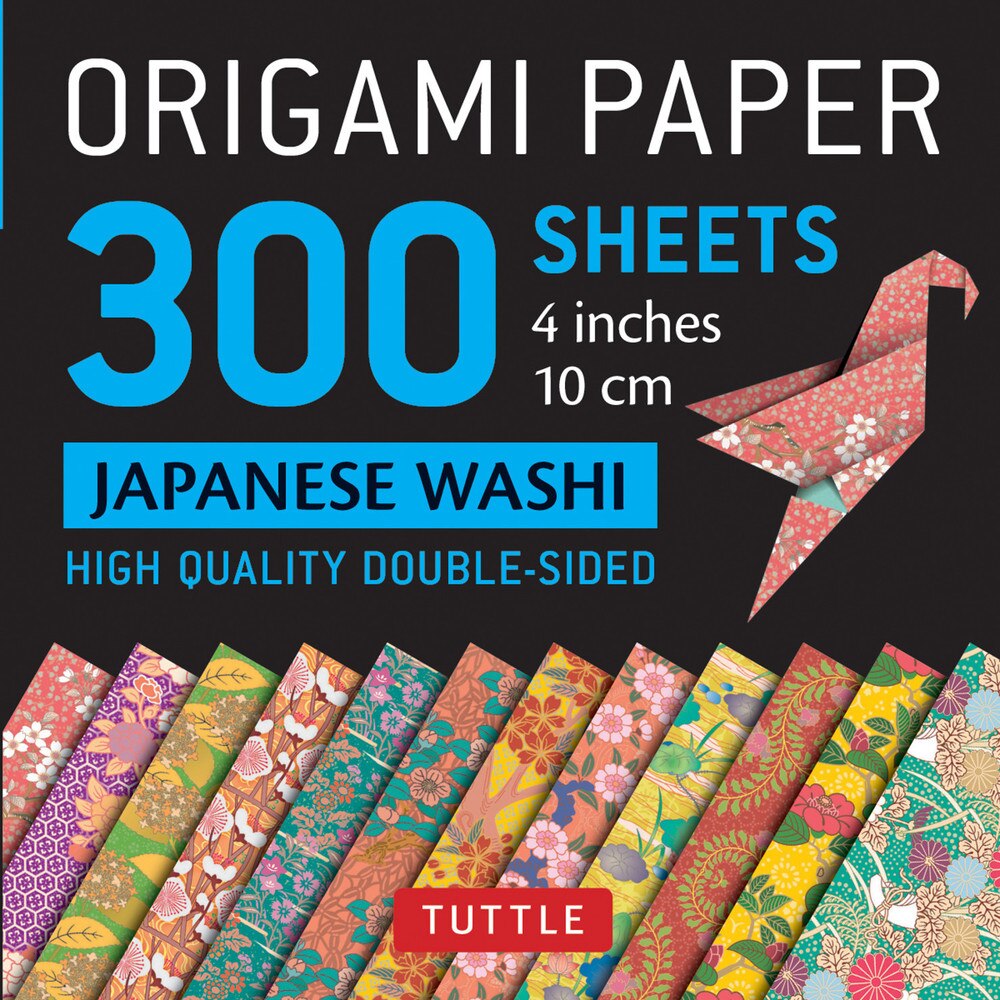 300 Sheets Japanese Washi Patterns Origami Paper