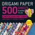 500 Sheets Chiyogami Patterns Origami Paper