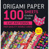 100 Sheets Cat Patterns Origami Paper