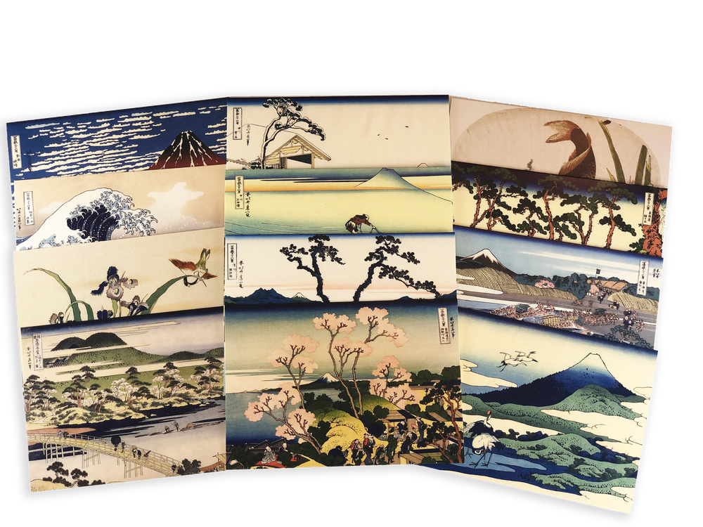 Hokusai Prints Note Cards