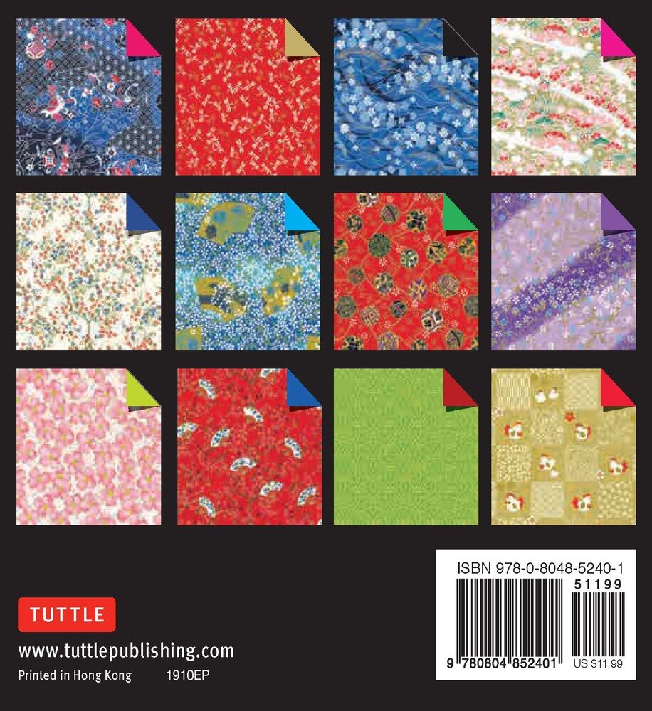 500 Sheets 4” Chiyogami Patterns Origami Paper