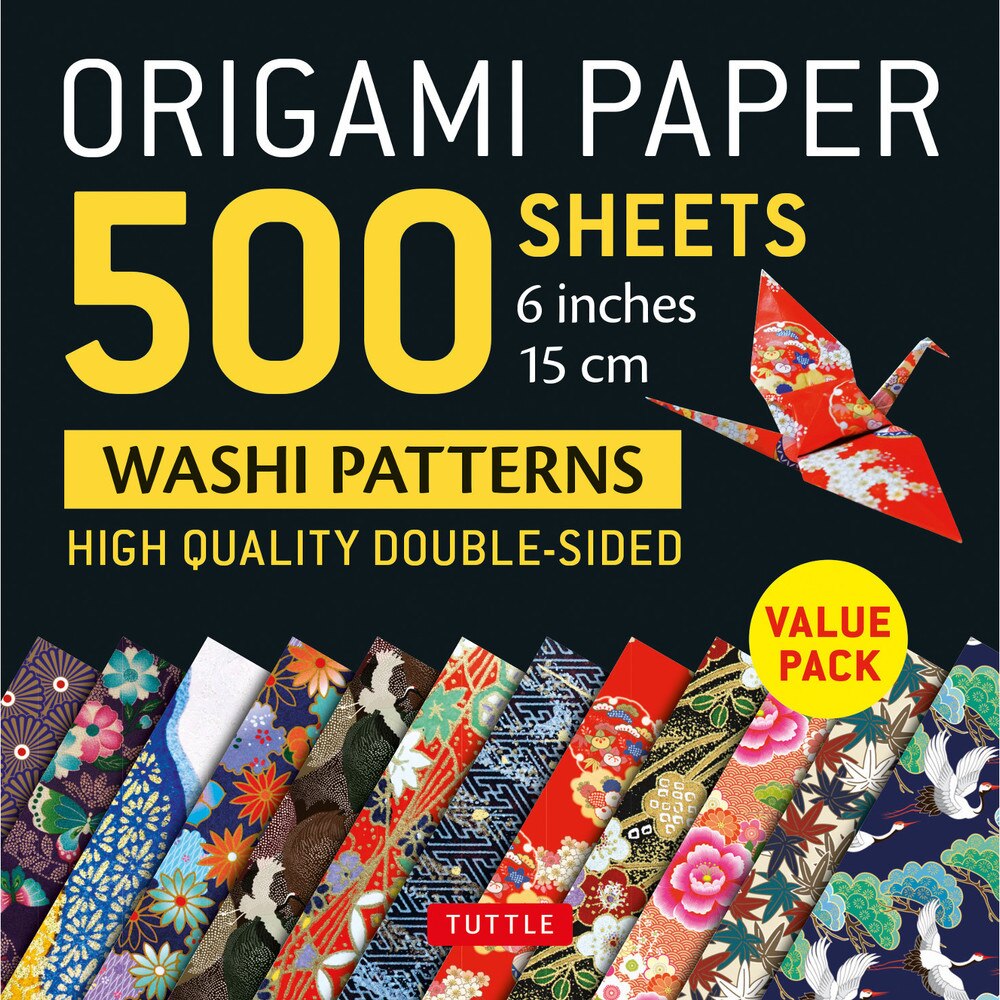 500 Sheets Japanese Washi Patterns Origami Paper