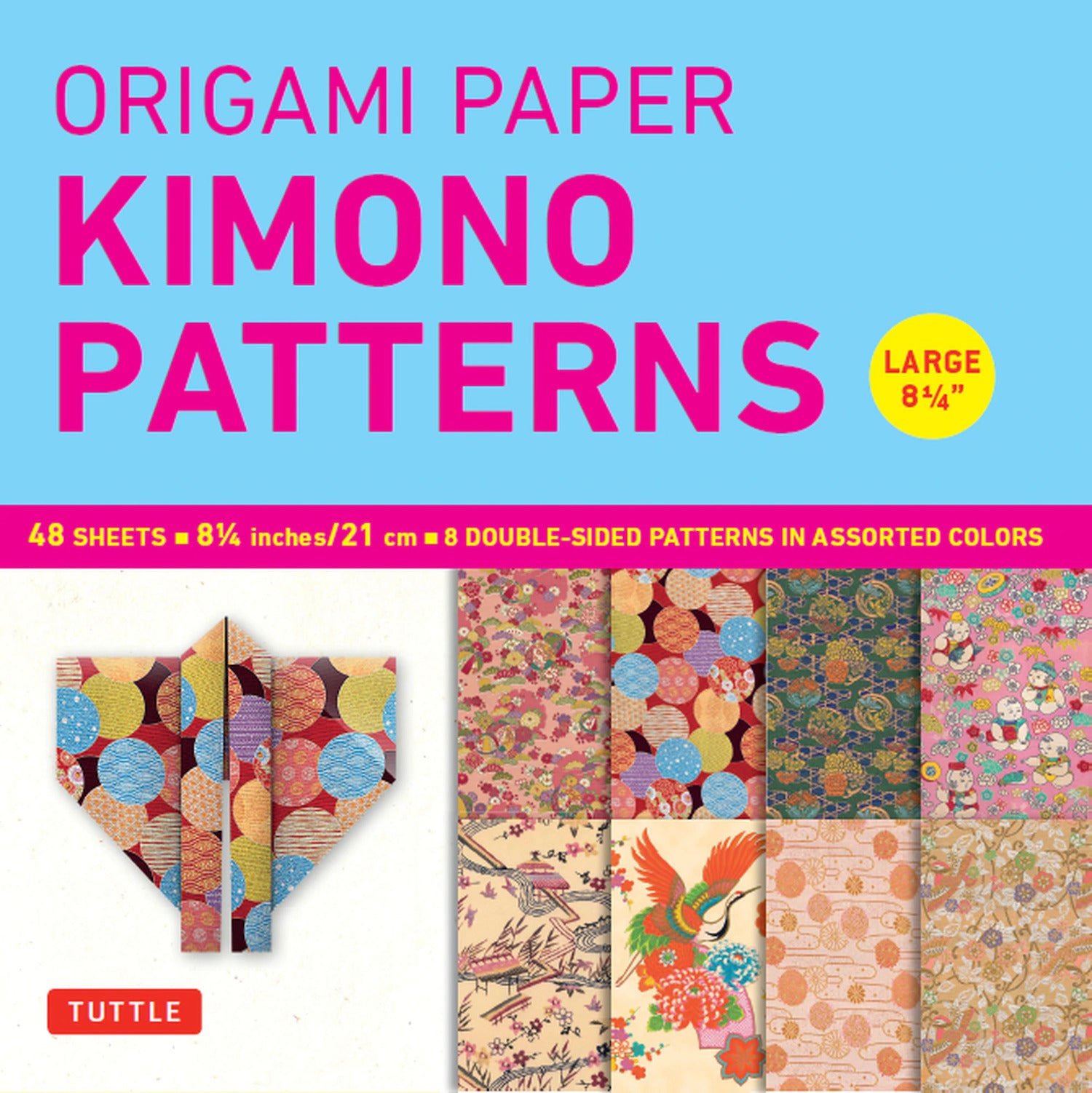 Large Kimono Patterns Origami Paper