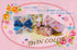 Twin Color Floral Double-sided Origami Paper - Details