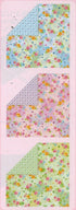 Twin Color Floral Double-sided Origami Paper - Colors