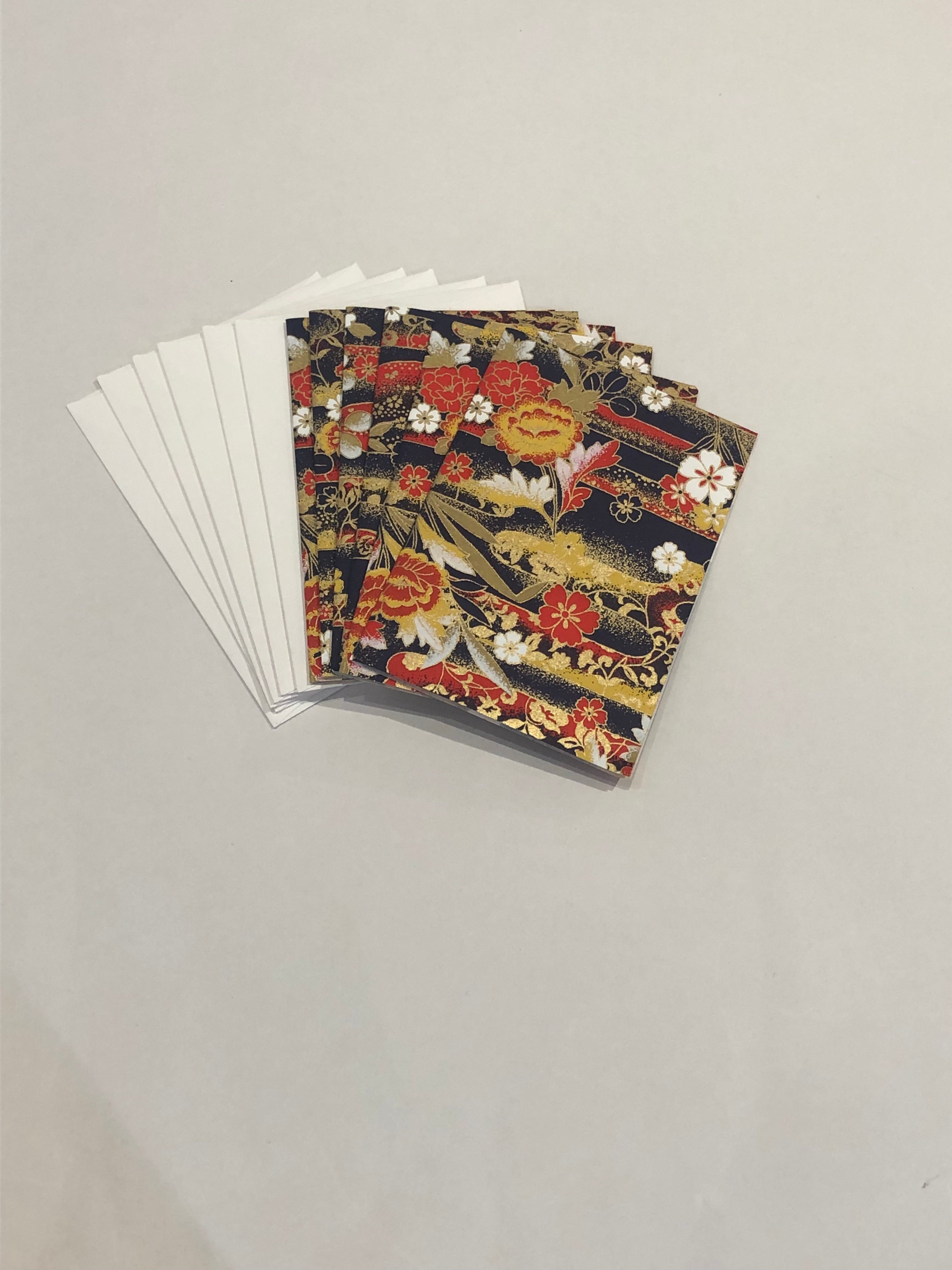Handmade Boxed Yuzen Cards - Nature Walk