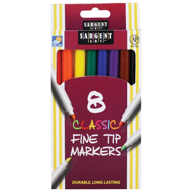 Sargent Fine Point Washable Markers