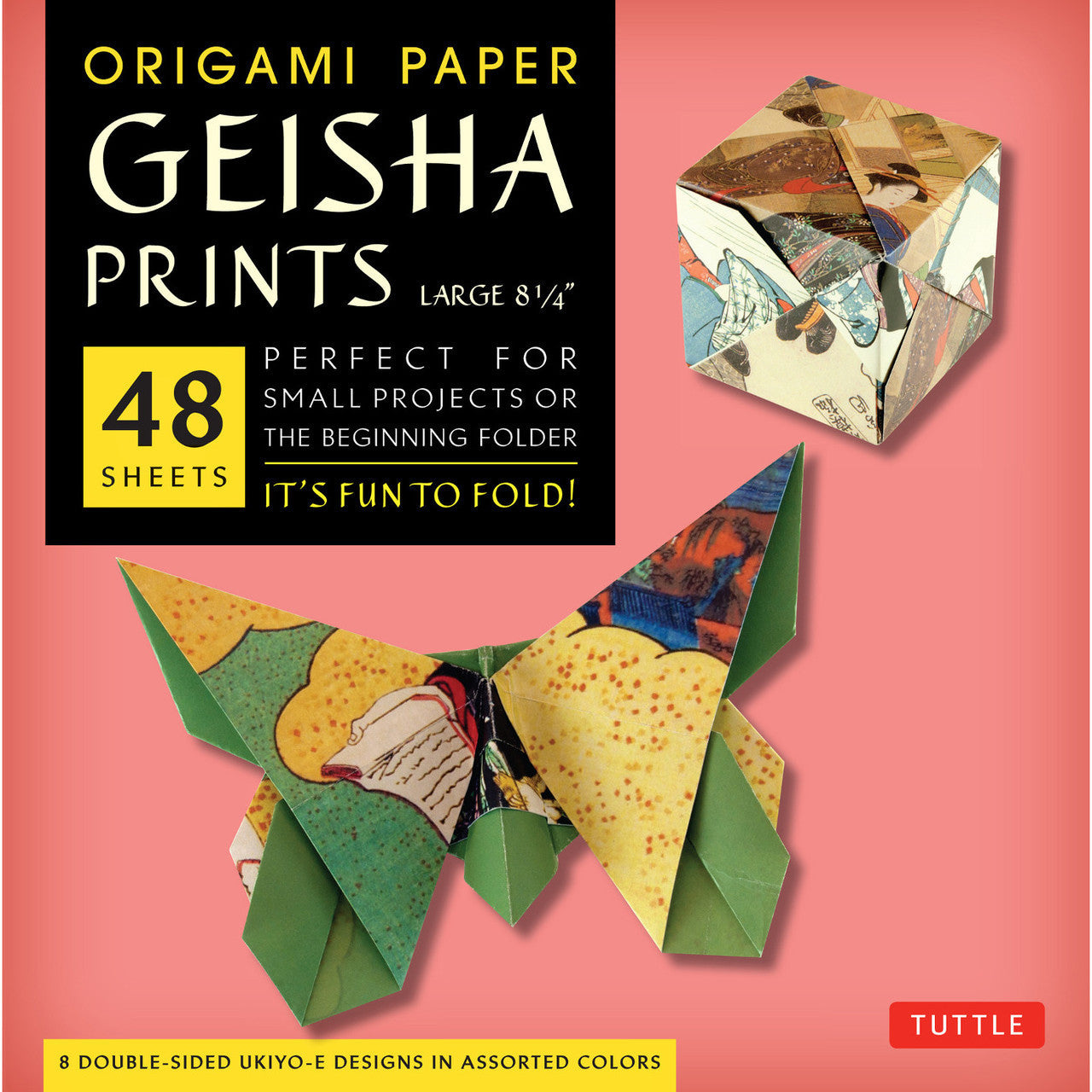 Large Geisha Print Origami Paper