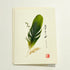 Feather Card - Green