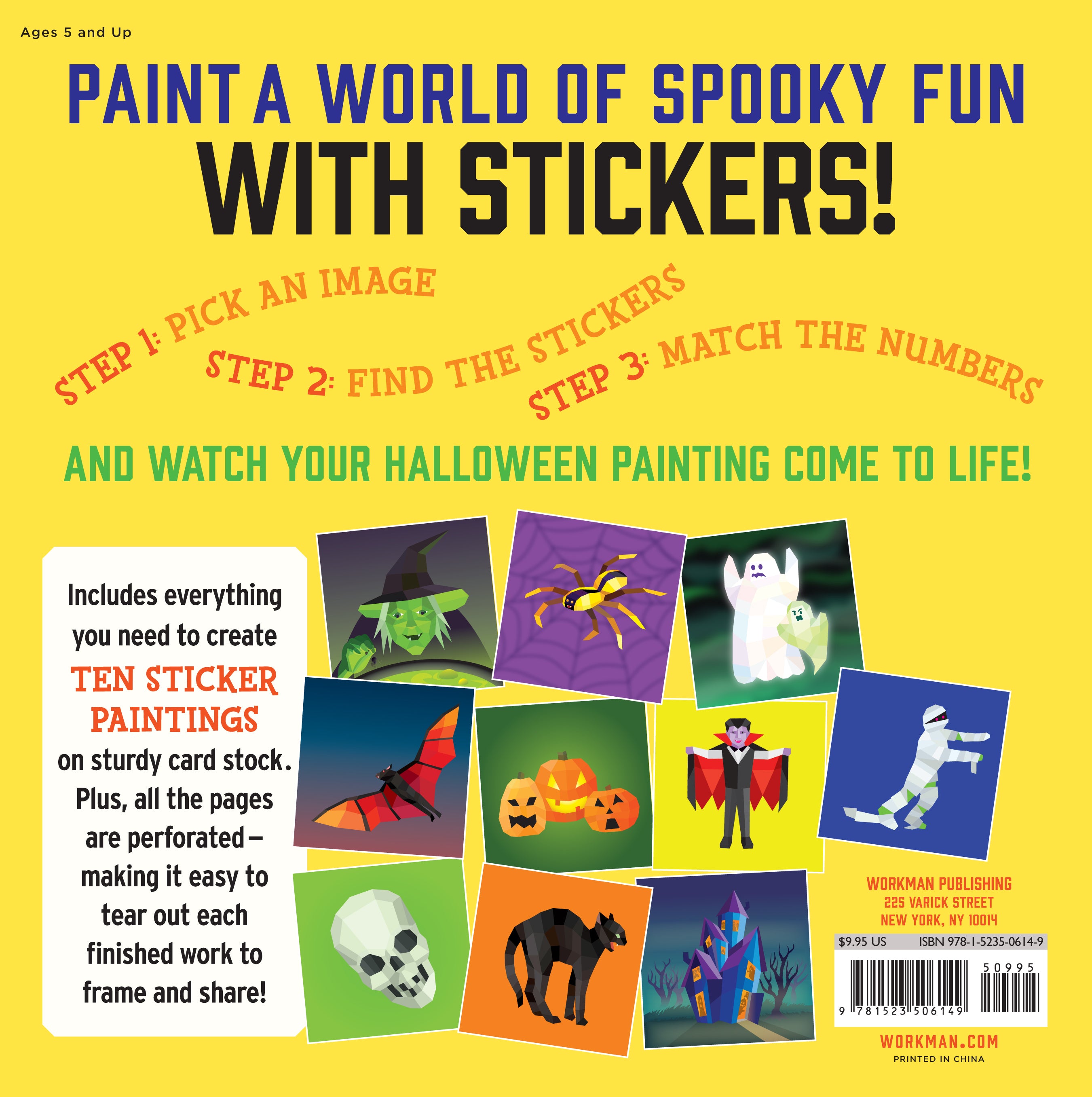 Paint By Sticker Kids - Halloween