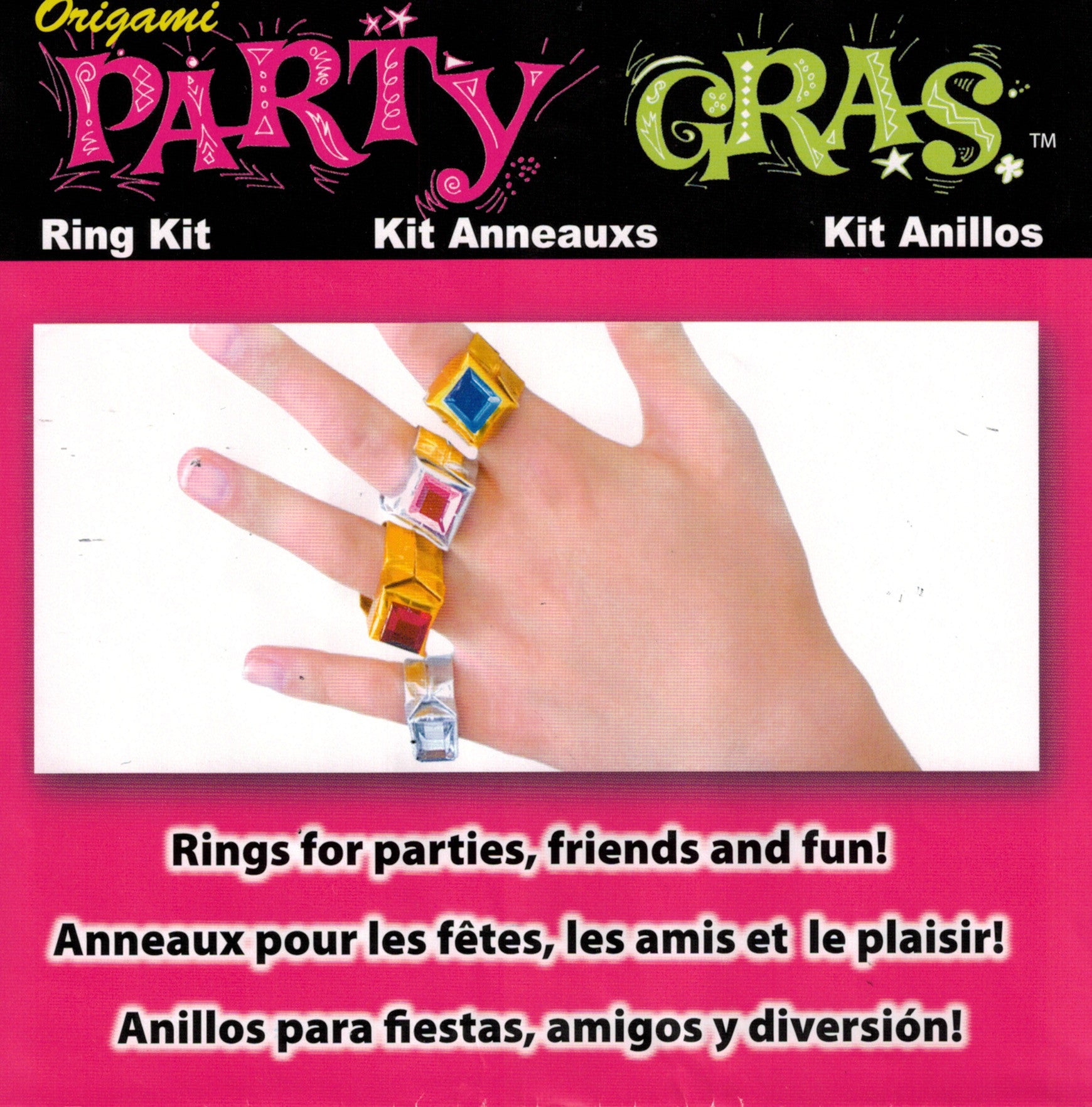 Party Gras Origami Ring Kit