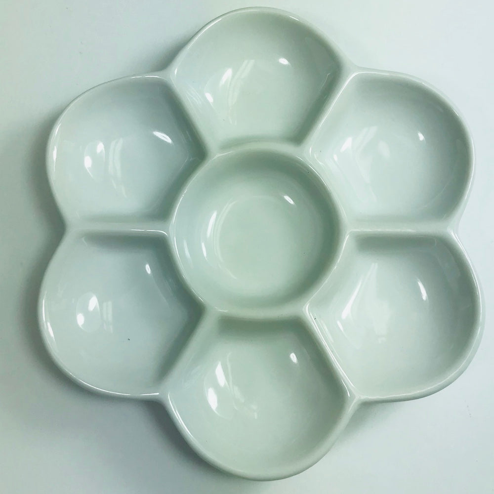 Porcelain Flower Palette - 7 Sections