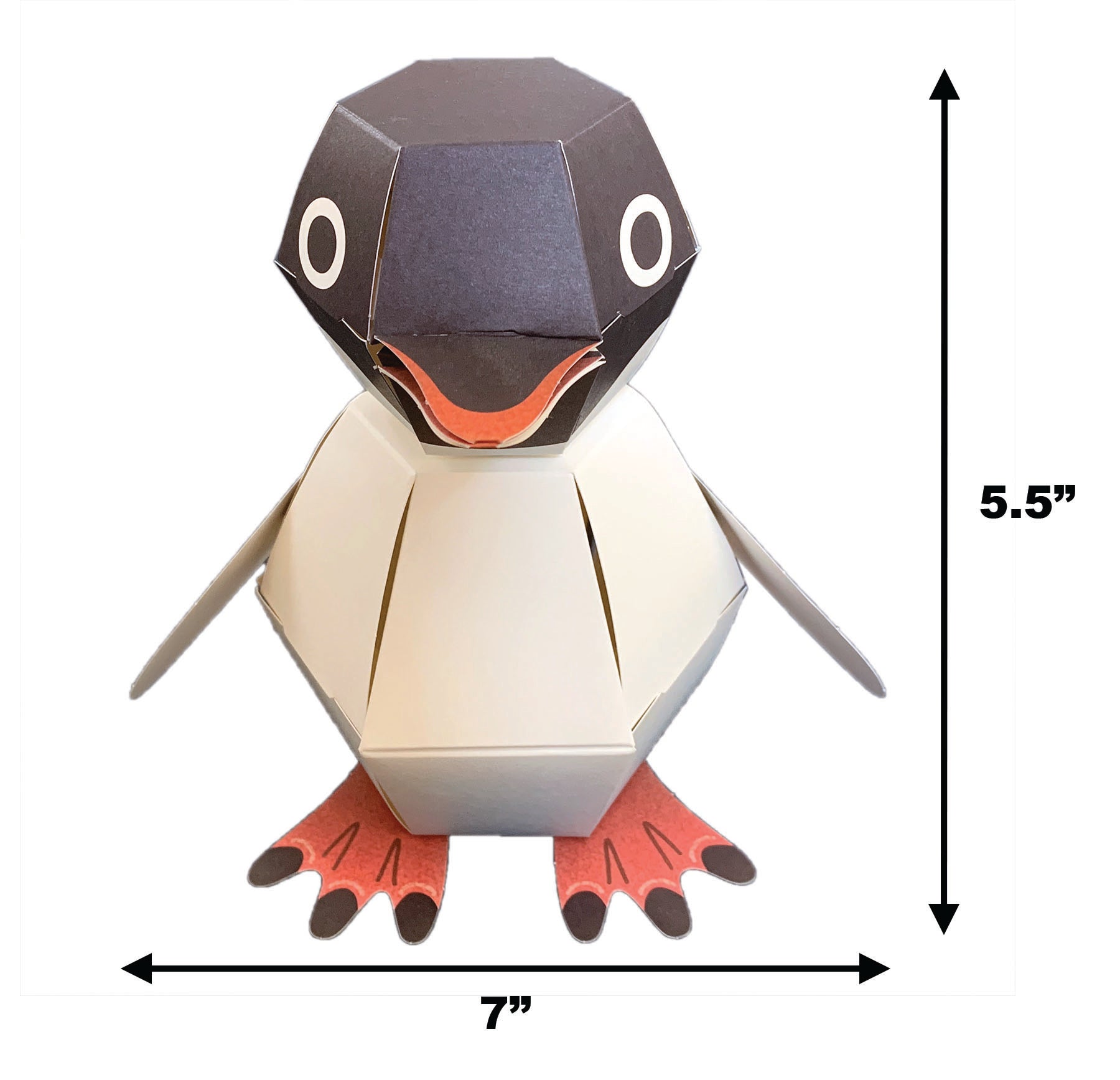 Kamikara Paper Craft Toy - Poppin' Penguin