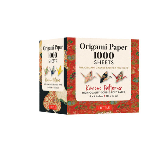 1000 Sheets 4” Kimono Patterns Origami Paper