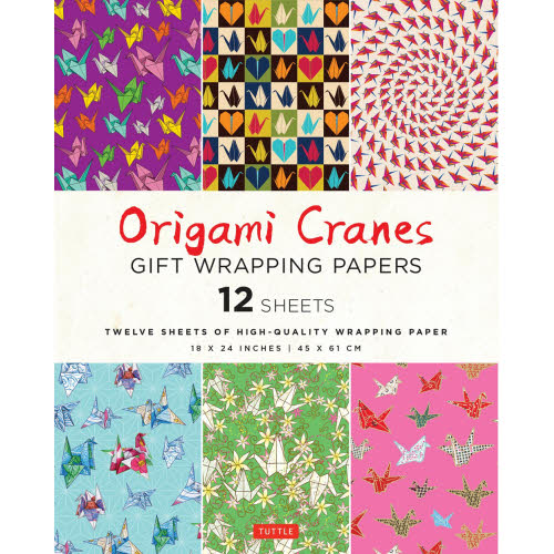 Origami Cranes Gift Wrapping Paper