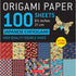 Large 100 Sheets Japanese Chiyogami Patterns Origami Paper