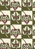 Leaf Checkerboard Katazome-shi