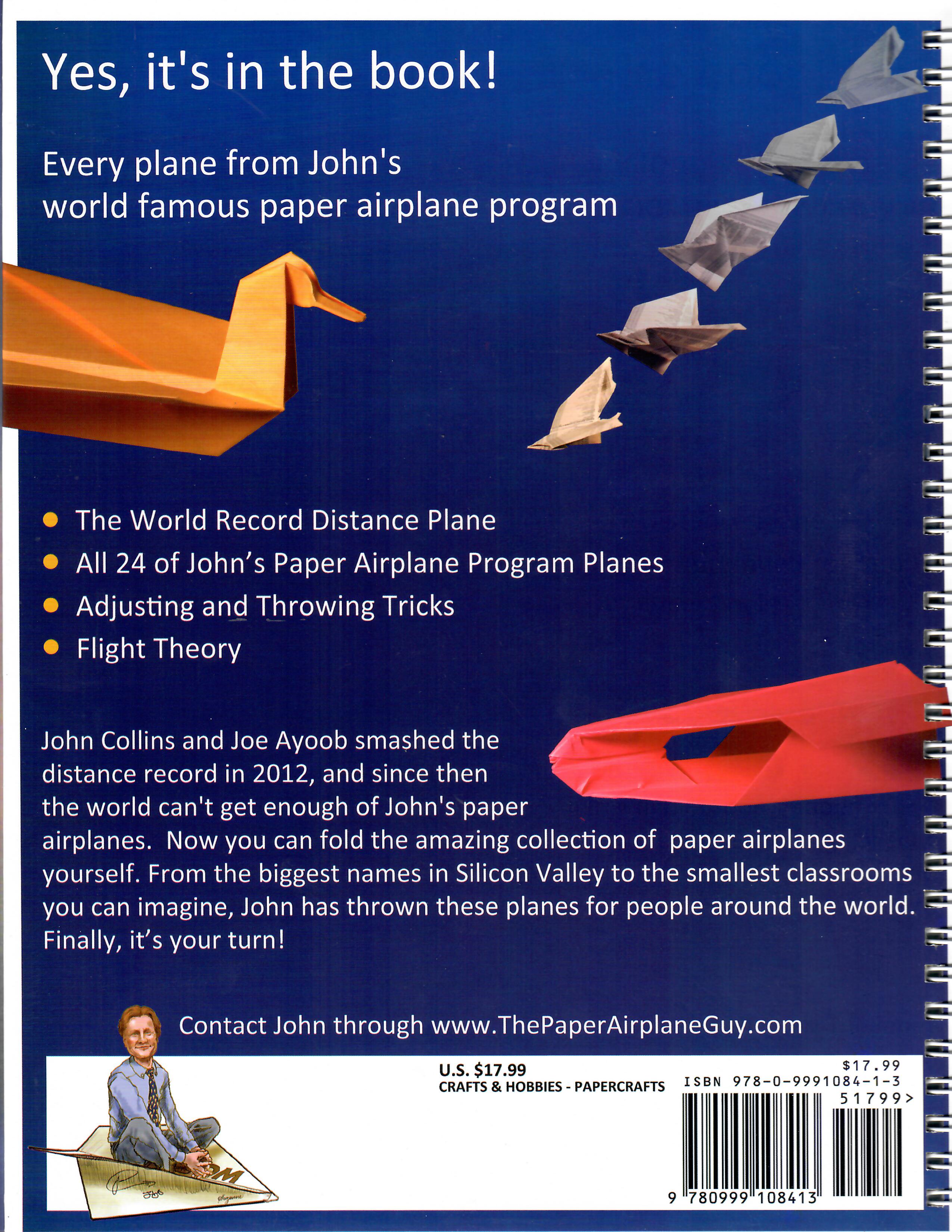 The World Record Paper Airplane SIGNED COPY
